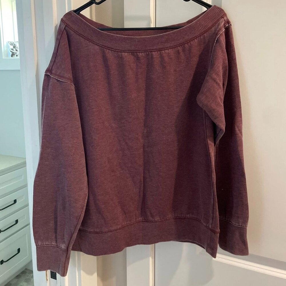 Off the Shoulder Sweatshirt